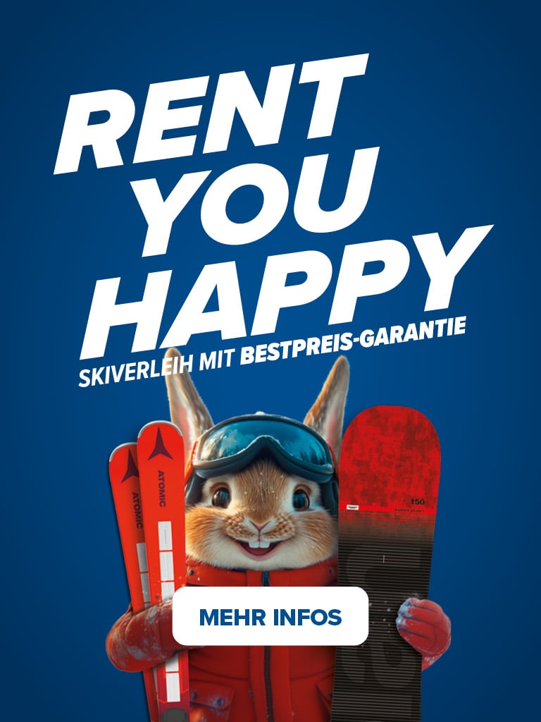 Rent you happy Skiverleih mit Bestpreis-Garantie Mehr Infos