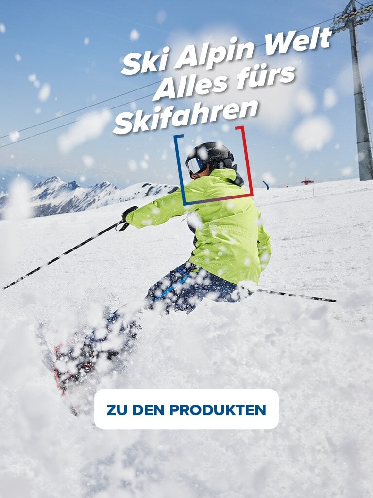 Ski Alpin Welt. Alles fürs Skifahren. Zu den Produkten.