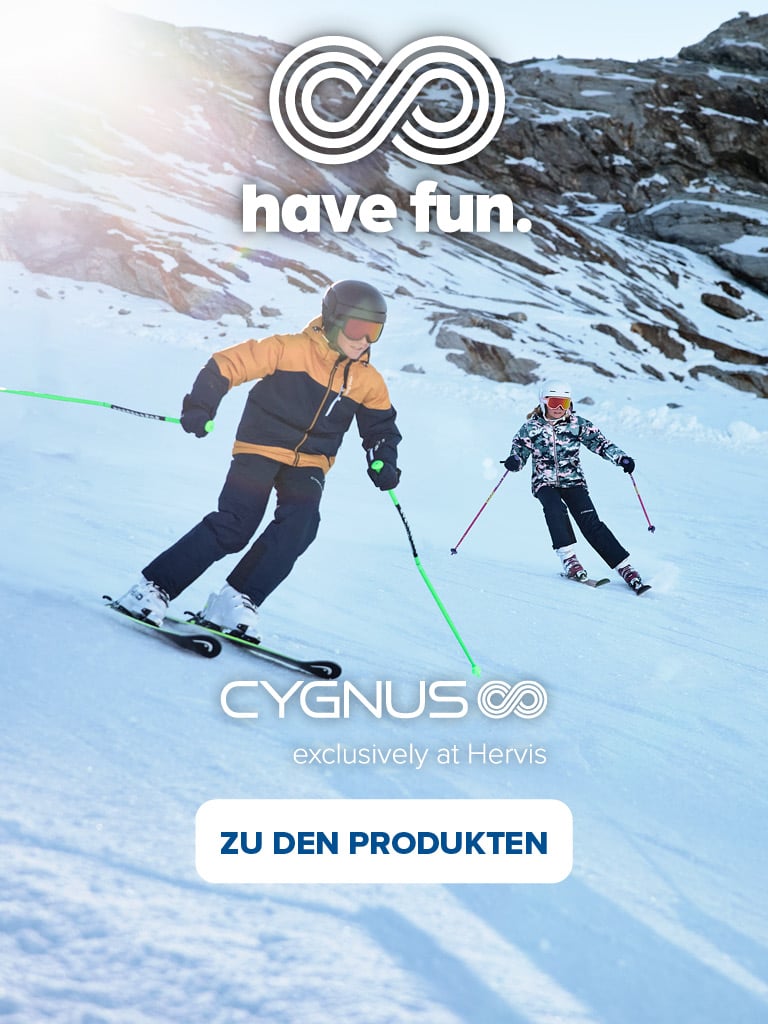 Have fun. Cygnus exklusively at Hervis. Zu den Produkten.