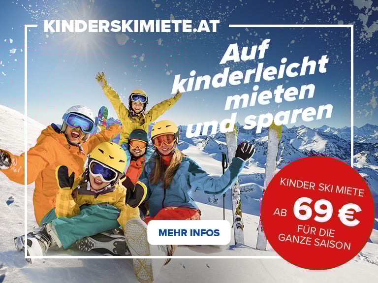 Kinderskimiete.at Auf kinderleicht mieten und sparen Kinder Ski Miete ab 69 EUR für die ganze Saison
