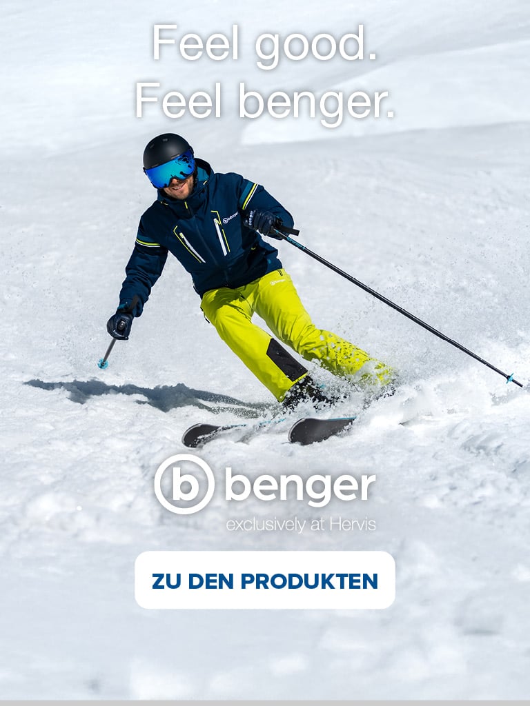 Feel good. Feel benger. benger exclusively at Hervis. Zu den Produkten.