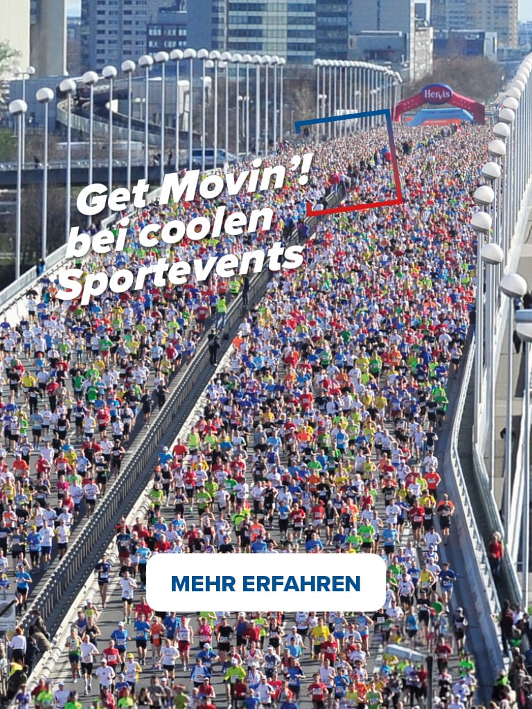 Get Movin bei coolen Sportevents. Mehr erfahren.