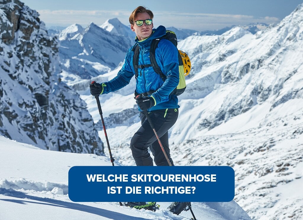 Welche Skitourenhose ist die richtige? Mehr erfahren.