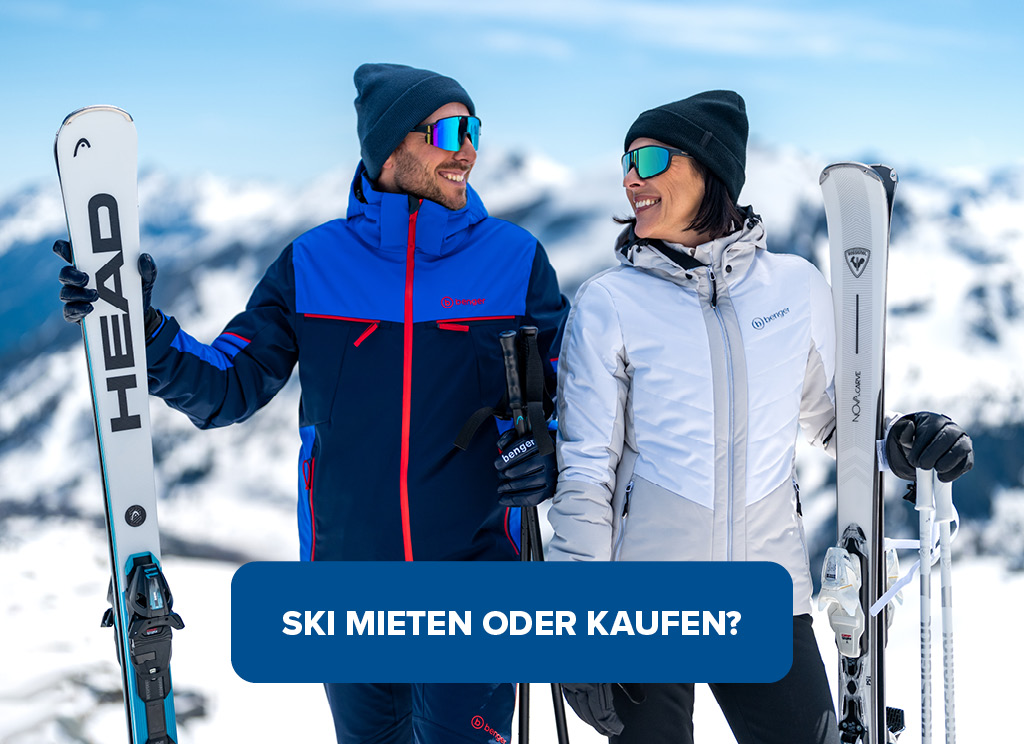 Ski mieten oder kaufen? Mehr erfahren.