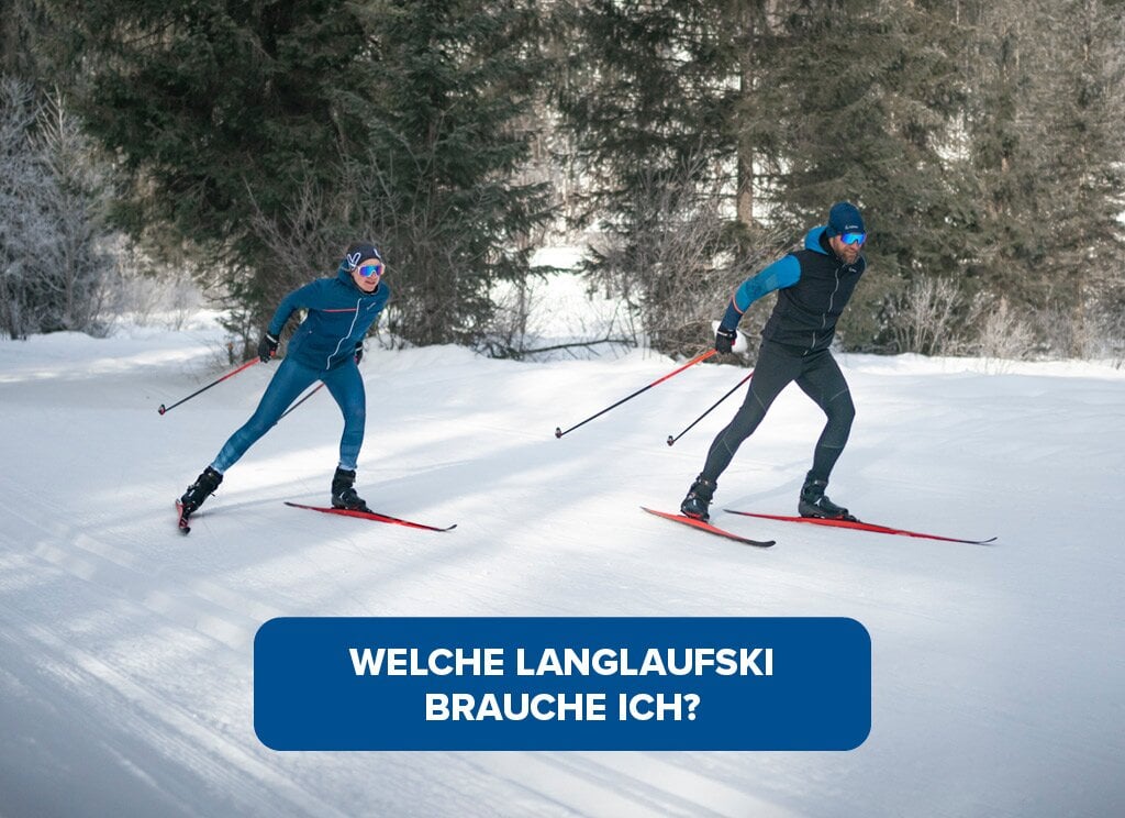 Welche Langlaufski benötige ich? Mehr erfahren.