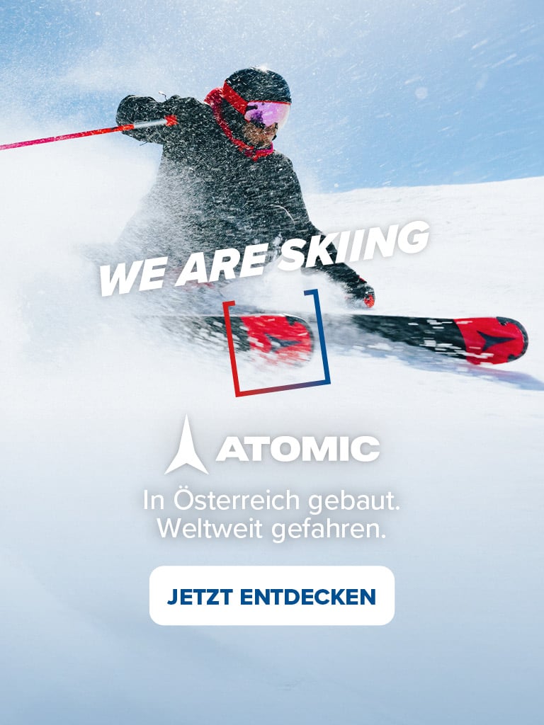 We are skiing. Atomic. In Österreich gebaut. Weltweit gefahren. Jetzt entdecken.