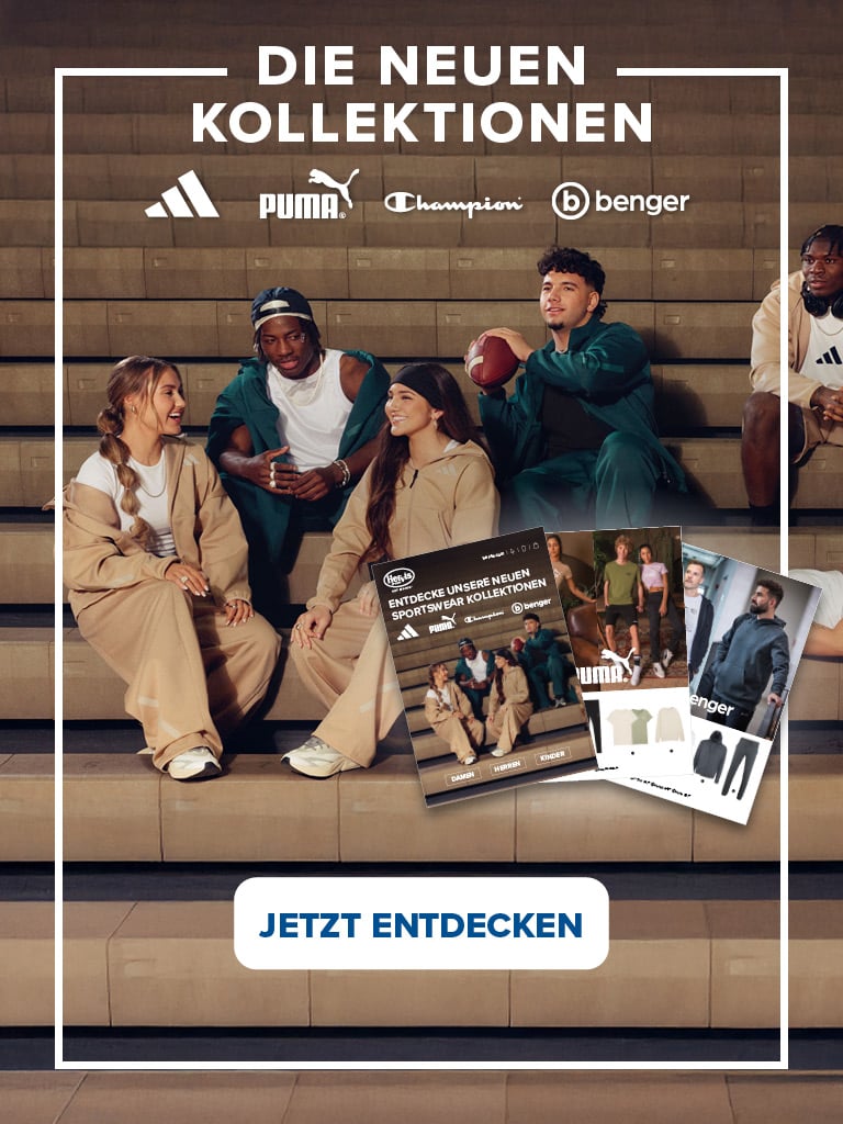 Die neuen Kollektionen Adidas Puma Champion Benger  jetzt entdecken