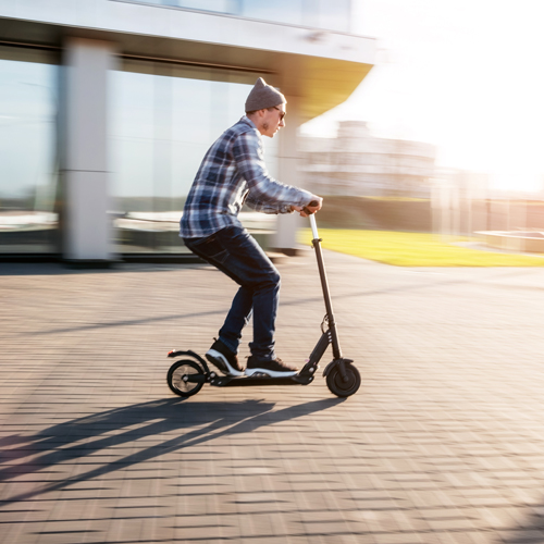 Scooter fahren