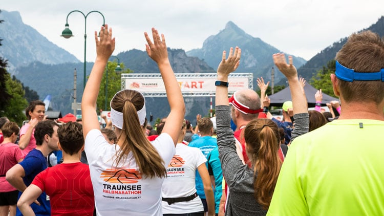 Stimmung beim Traunsee Halbmarathon