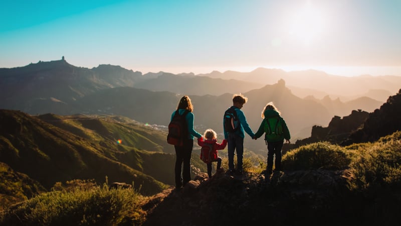 Hüttenwanderung mit Kindern in Österreich