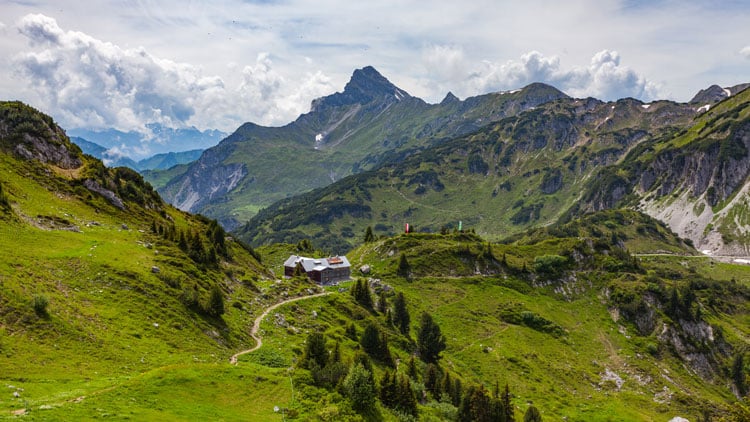 Freiburger Hütte, Vorarlberg