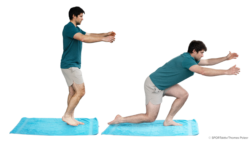 Skater-Squats