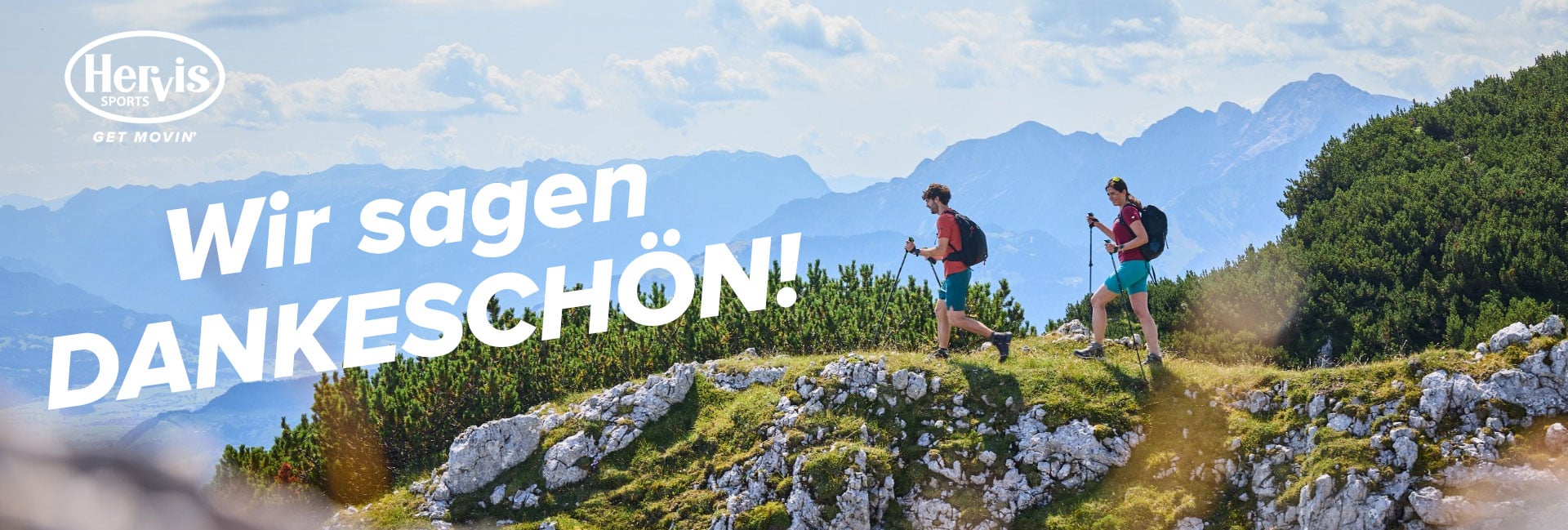 Hervis. Wir sagen Dankeschön