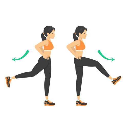 Übung: Beinpendel