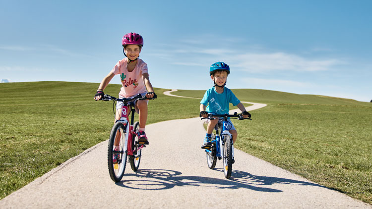 das richtige Alter zum Radfahren lernen