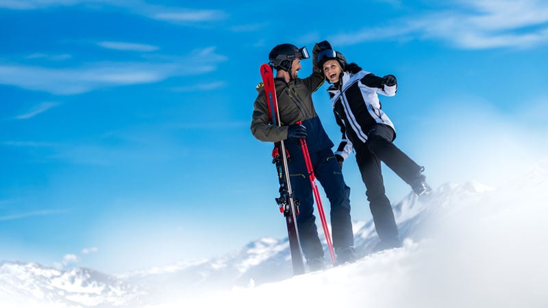 Sicherheit beim Skifahren