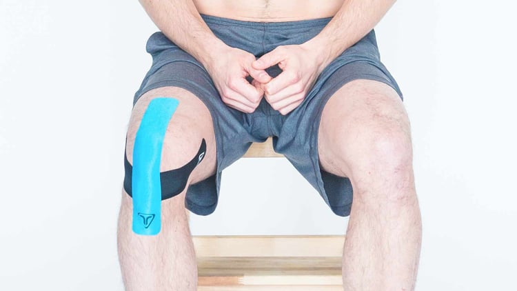 Kinesiotapes Anwendung Knie