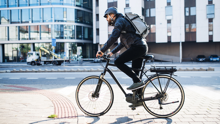 Mit dem Fahrrad zur Arbeit