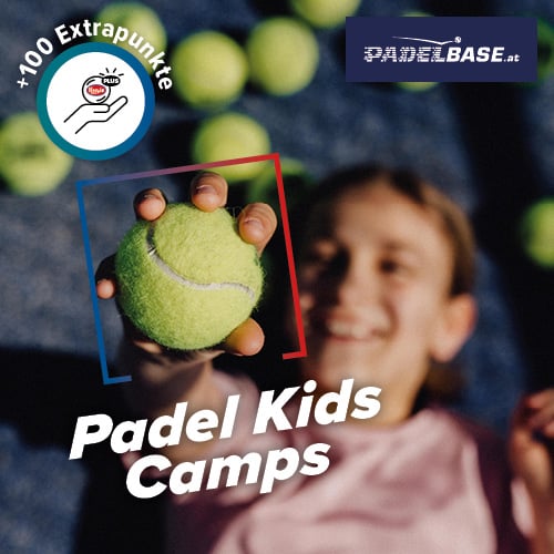 Hervis Padel Camp Kids. Padelbase.at. +100 Punkte mit der Hervis App