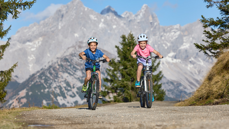 Fahrradausflüge mit Kindern: Die schönsten Touren in Österreich