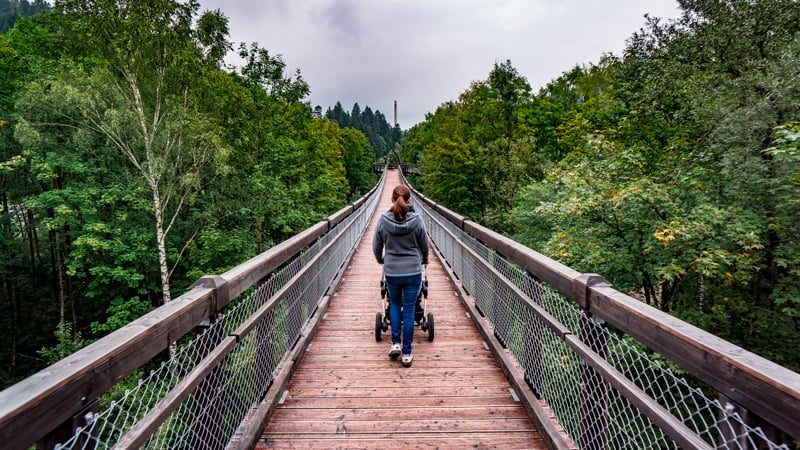 Wandern mit Kinderwagen