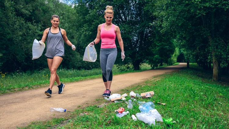Plogging: Die Umwelt-Trendsportart Plogging: Die Umwelt-Trendsportart