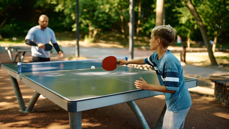 So spielt man Tischtennis